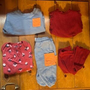 Old Navy Kids Matching Sets - Blue and Red